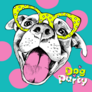 Dog Party Sticker