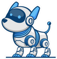 Dog Robot Sticker