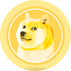Dogecoin Cryptocurrency Sticker