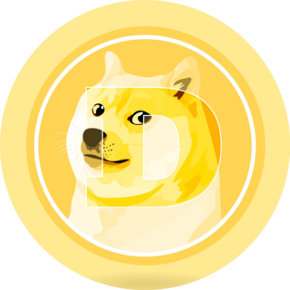 Dogecoin Cryptocurrency Sticker