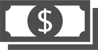 Dollar Bills Icon Sticker