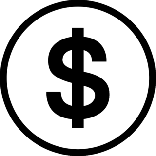 Dollar Sign Symbol Sticker