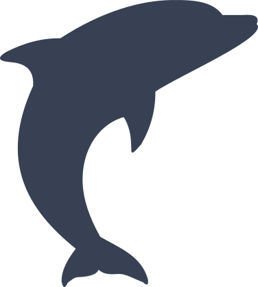 Dolphin Silhouette Sticker