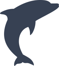 Dolphin Silhouette Sticker