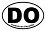 Dominican Republic Do Oval Sticker
