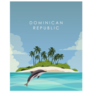 Dominican Republic Dolphin Sticker