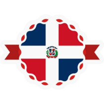 Dominican Republic Emblem Sticker