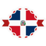 Dominican Republic Emblem Sticker