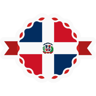 Dominican Republic Emblem Sticker