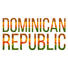 Dominican Republic Leaves Sticker