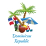 Dominican Republic Vacation Sticker