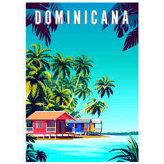 Dominicana Poster Sticker 