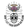 Dont Let Your Brain Go Blank Sticker