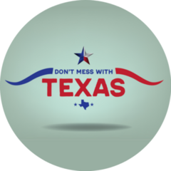 Dont Mess With Texas Logo Sticker
