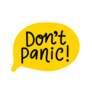 Dont Panic Speech Bubble Sticker