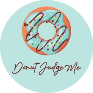 Donut Judge Me Slogan Illustration Sticker