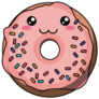 Donut Kawaii Sticker