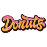 Donuts Poured Pink Caramel With Sprinkles Sticker