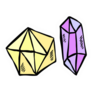 Doodle Crystals Sticker