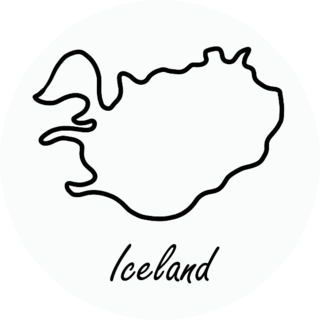 Doodle Iceland Sticker