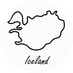 Doodle Iceland Sticker