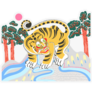 Doodle Korean Tiger Sticker