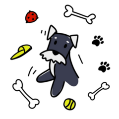 Doodle Schnauzer Sticker