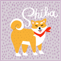 Doodle Shiba Inu Sticker