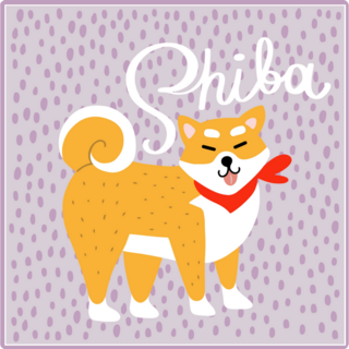 Doodle Shiba Inu Sticker
