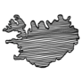 Doodle Sketch Iceland Sticker