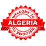 Doodle Welcome To Country Algeria Red Sticker