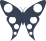Dot Butterfly Wings Sticker