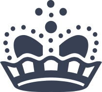 Dot Crown Sticker