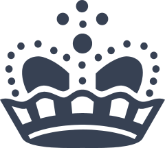 Dot Crown Sticker