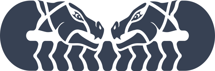 Double Head Snake Sticker