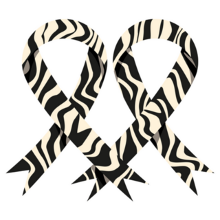 Double Ribbon Rare Diseases Awareness Sticker