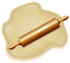 Dough Rolling Pin Sticker
