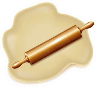 Dough Rolling Pin Sticker