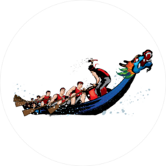 Dragon Boat Racing Sticker