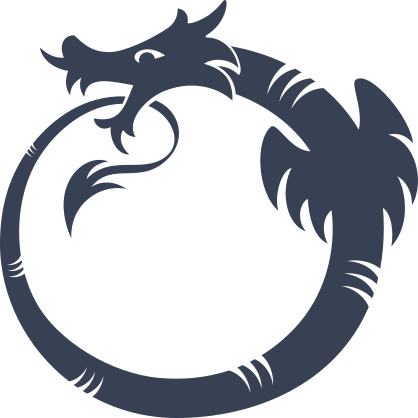 Dragon Circle Sticker