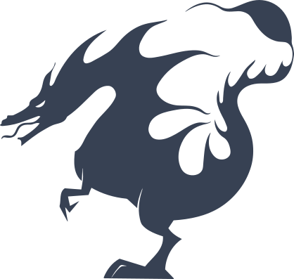 Dragon Made Of Flames Sticker