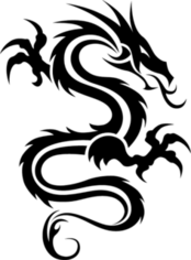 Dragon Tribal Tattoo Sticker
