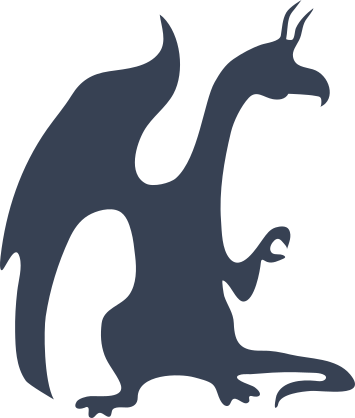 Dragon With Horns Sticker