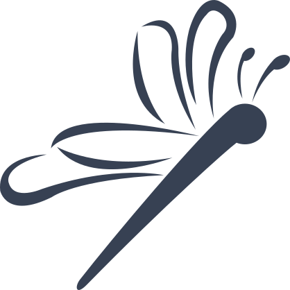 Dragonfly Flying Sticker