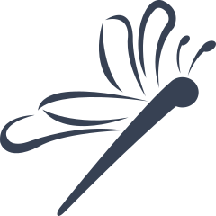 Dragonfly Flying Sticker