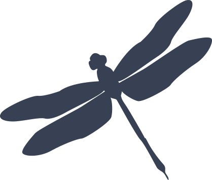 Dragonfly To Diagonal Left Sticker