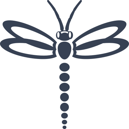 Dragonfly With Dotted Back Sticker