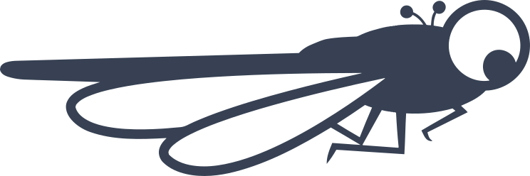 Dragonfly With Giant Eyes Sticker