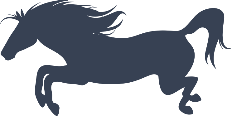 Dramatic Horse Sticker