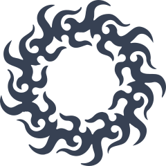 Dramatic Sun Sticker